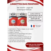 Lingettes Duo  Pompiers