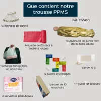 Trousse de secours PPMS - Remplie