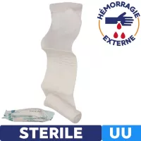 Pansement compressif stérile blanc