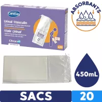 sac collecteur urine​ capacité 450ml boite de 20 sac urinal super absorbant