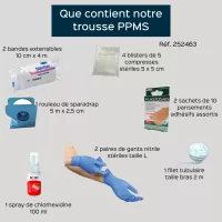 Trousse de secours PPMS - Remplie