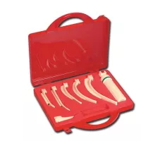 Coffret laryngoscope fibre optique