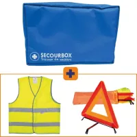 Trousse de secours véhicule 4 personnes - Sans kit de signalisation - Remplie