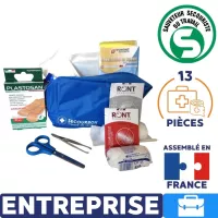 Trousse de secours souple 13 pièces pour sauveteur secouriste du travail sst