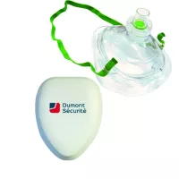 Masque de bouche à bouche en étui plastique rigide