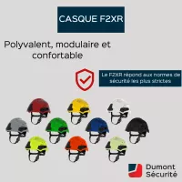 Casque F2XR orange JSP