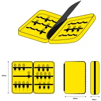 Ampoulier médical 40 emplacements