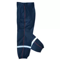 Pantalon F1 Sapeur Pompier avec poches plaquées et liseré