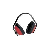 Casque anti-bruit Max 200 rouge et noir protection auditive SNR 27 dB