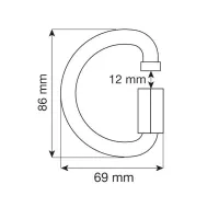 Maillon en D Quick link