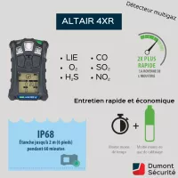 ALTAIR 4XR Détecteur multigaz MSA Zone 0