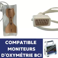 Capteur pour oxymètre BCI SPECTRO2 à usage unique